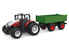 РУ фермерский трактор Korody с прицепом, широкие колеса 124 24G 6CH RTR