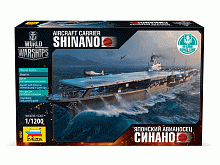 Сборная модель ZVEZDA Японский авианосец Синано, 11200