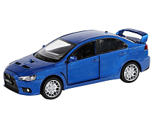 Машина АВТОПАНОРАМА Mitsubishi Lancer Evolution, синий, 132, свет, звук, вк 17,512,56,5 см