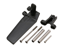 Набор запасных частей для катера Feilun FT012 хвостовой руль, кронштейн, крепеж, тяга