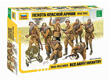Сборная модель ZVEZDA Пехота красной армии 19401942 г, 135
