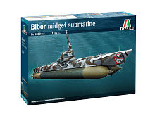 Сборная модель ITALERI 5609ИТ Подводная лодка Biber midget submarine, 172