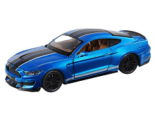 Машина АВТОПАНОРАМА Ford Shelby GT350, синий, 132, свет, звук, инерция, вк 17,513,59 см