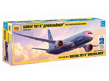 Сборная модель ZVEZDA Пассажирский авиалайнер Боинг 7879 Дримлайнер, 1144