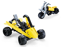 Конструктор CaDA Technic баггиквадроциклмотоцикл 8 в 1 338 деталей