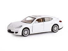 Машина АВТОПАНОРАМА Porsche Panamera S, белый, 132, свет, звук, инерция, вк 17,513,59 см