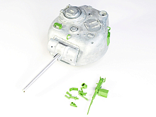 Металлическая башня для танка SHERMAN M4A3 75mm с ИКпушкой и мех вращения на 360 град TAG120646