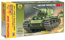 Сборная модель Тяжелый советский танк КВ1 135  ZV3539PN 