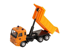 Машина АВТОПАНОРАМА Самосвал, оранжевый, 154, инерция, вк 16,56,49 см