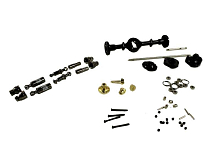 Комплект деталей среднего моста для автомоделей WPL 6x6 для моделей B16, B36