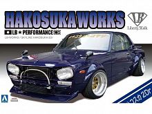 Сборная модель AOSHIMA LB Works Hakosuka 2Dr