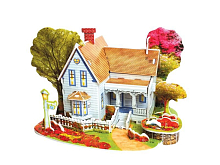 3D пазл из пенокартона РОМАНТИЧЕСКИЙ ДОМ МИНИ СЕРИЯ 30 деталей