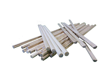 Набор бревен 5 мм, длина 200 мм, 8044 шт, береза, для дома 172