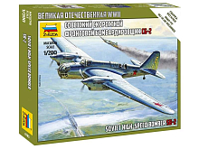 Сборная модель ZVEZDA Советский самолёт СБ2, 1200