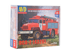 Сборная модель AVD Пожарноспасательный автомобиль ПСА2 4320, 143