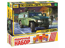 Сборная модель ZVEZDA Бронеавтомобиль ГАЗ Тигр, 135