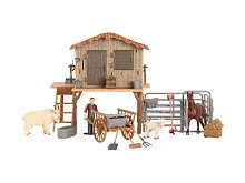 Набор фигурок животных MASAI MARA ММ205063 серии На ферме Ферма игрушка 21 предмет