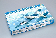 Сборная модель Самолет  Си Фьюри FB11 172