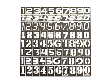 Трафарет цифры, 80 символов, 135