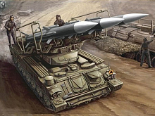 Сборная модель Пусковая установка ЗРК “КУБ 135, шт