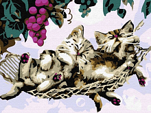 Картина по номерам 15х20 ДЕТСТВО 12 цветов