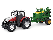 РУ фермерский трактор Korody с зерновой сеялкой 124 24G 6CH RTR