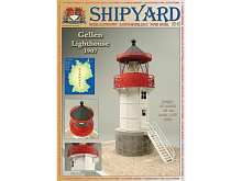 Сборная картонная модель Shipyard маяк Gellen Lighthouse №48, 187