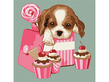 Картина по номерам 20Х20 СЛАСТЁНА 12 цветов