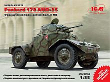 Сборная модель ICM Panhard 178 AMD35, Французский бронеавтомобиль 2 МВ, 135