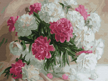 Картина по номерам на дереве 40х50 ЖЕМЧУЖНАЯ РОССЫПЬ 28 цветов