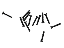 Винты с потайной шестигранной головкой 2,3х12мм для автомоделей MJX 114, 12шт