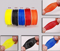 Защитная оплётка жёлтая 8мм на провода