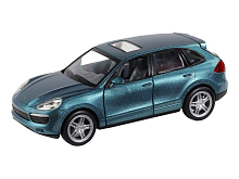 Машина АВТОПАНОРАМА Porsche Cayenne S, голубой, 132, свет, звук, инерция, вк 17,513,59 см