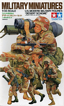 Сборная модель Американская современная пехота 6фигур Tamiya 135