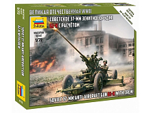 Сборные солдатики ZVEZDA Советское 37мм зенитное орудие, 172