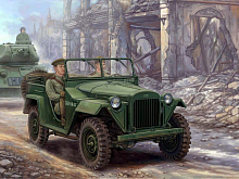 Сборная модель Автомобиль  ГАЗ67Б 135