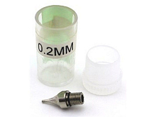 Сопло для аэрографа, диаметр 0,2 мм, резьба, шт