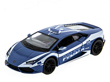 Машина Kinsmart Lamborghini Huracan Police инерция 112шт 136 бк