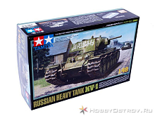 Склеиваемая модель Tamiya  148 Советский тяжелый танк  KВI с 762 мм пушкой, металличшасси