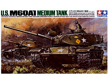 Склеиваемая модель Tamiya 135 американский танк M60A1 с одной фигурой