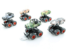 Машина инерционная KLX500114 Raptor SUV Military 4WD в асс, 8 шткор