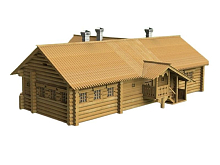 Сборная деревянная модель СВМодель Домик Петра I, 1500 деталей, 172