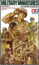 Сборная модель Амер Combat Group 8 фигур 135, шт