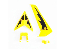 Хвостовое оперение желтое для вертолета Syma S107G