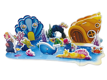 3D пазл из пенокартона ПОДВОДНЫЙ МИР МИНИ СЕРИЯ 21 деталь