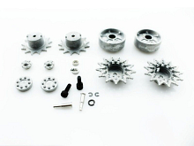 Ведущая звездочка 2 шт и ленивец 2 шт для танка SHERMAN M4A3 76 мм TAG120681