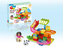 Конструктор Pilage Кафемороженое 35 деталей, лабиринт с шариками