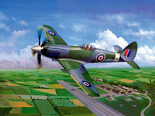 Сборная модель Самолет  Супермарин Спитфул 148, шт