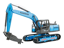 Машина АВТОПАНОРАМА Гидромолот, голубой, 150, свет, звук, вк 251013 см