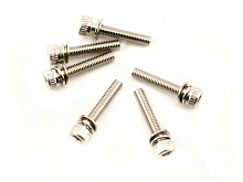 Винт с шляпкой 3х15мм, 6шт